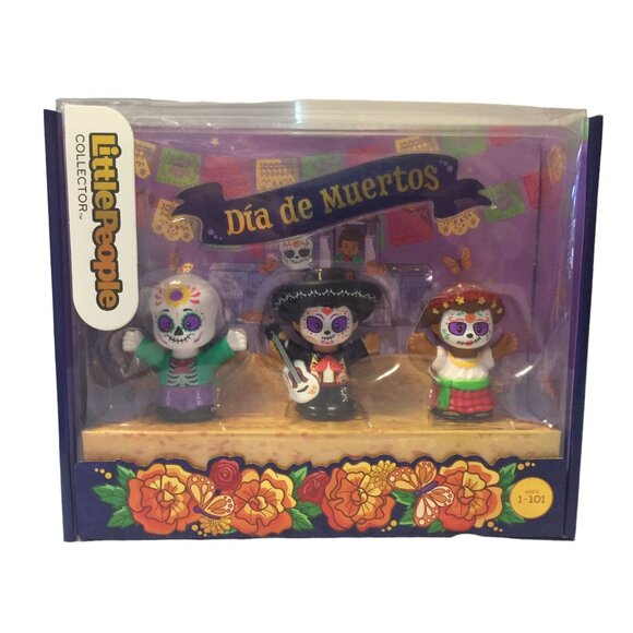 Little People DIA DE MUERTOS Set of 3 Fisher Price Little People Collection - Picture 1 of 3